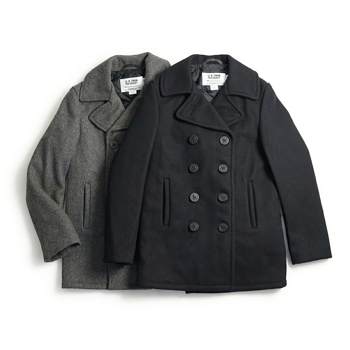 ショット SCHOTT 740 メンズ ウール ダブル ピーコート | Jalana