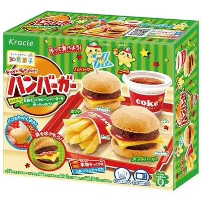 Kracie Happy Kitchen Burger Meal DIY Candy Kit (クラシエフーズ