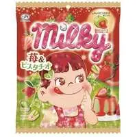 Milky - Strawberry - Pistachio - FUJIYA [62g] (不二家 ミルキー 苺