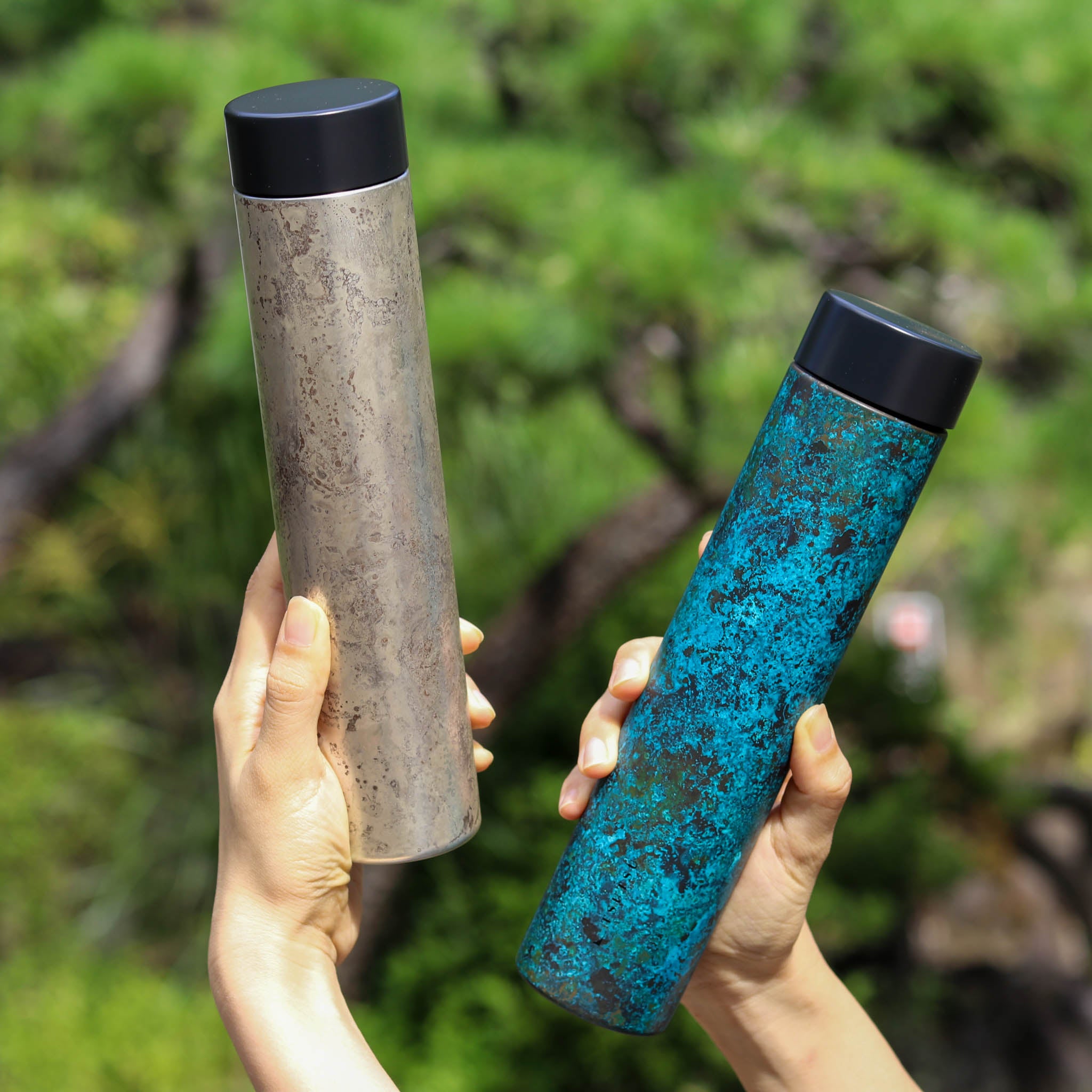 燕三条 水筒 | TSUTSU ステンレスタンブラー 360ml | Aging Blue | SUS