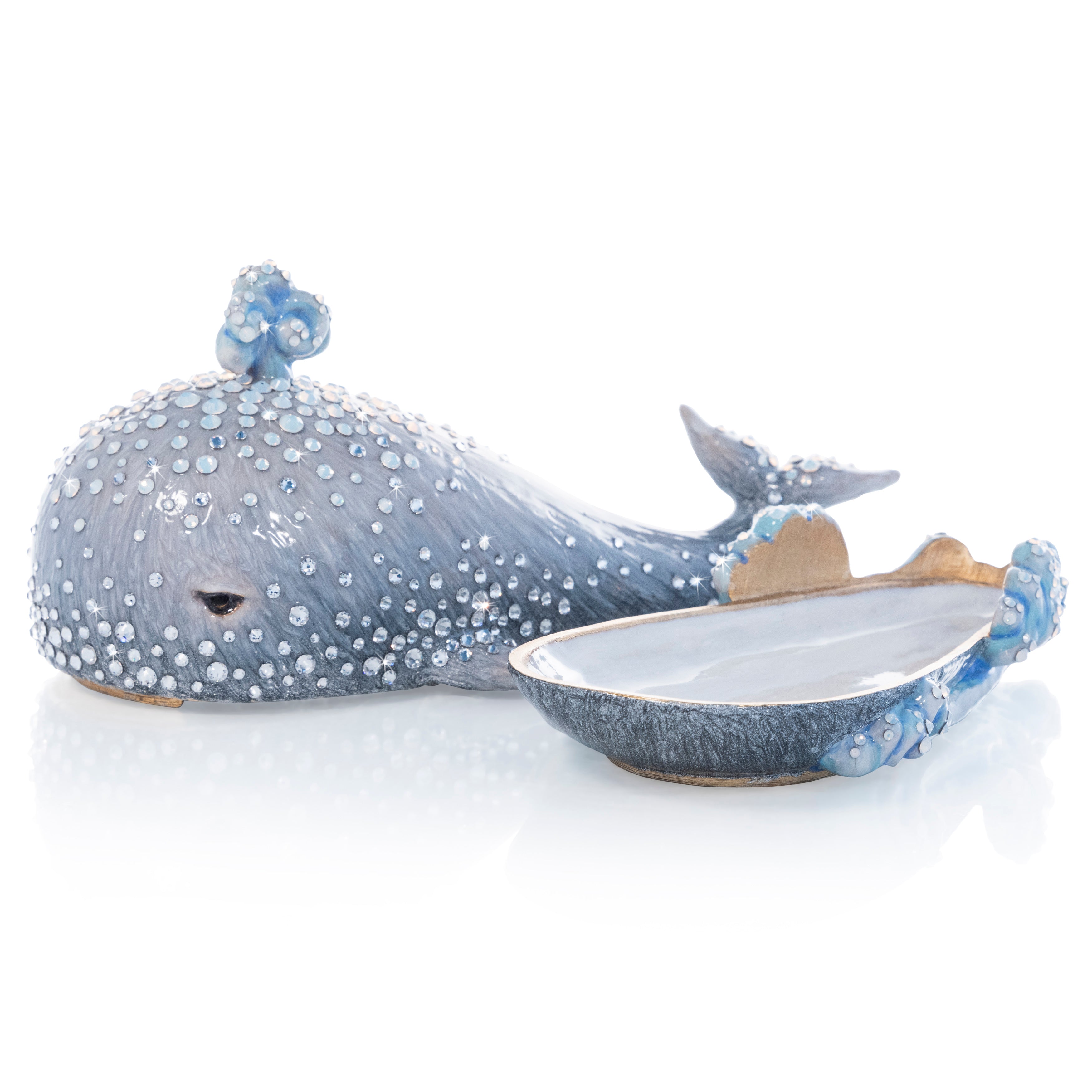 Jay Strongwater Abel Whale Box