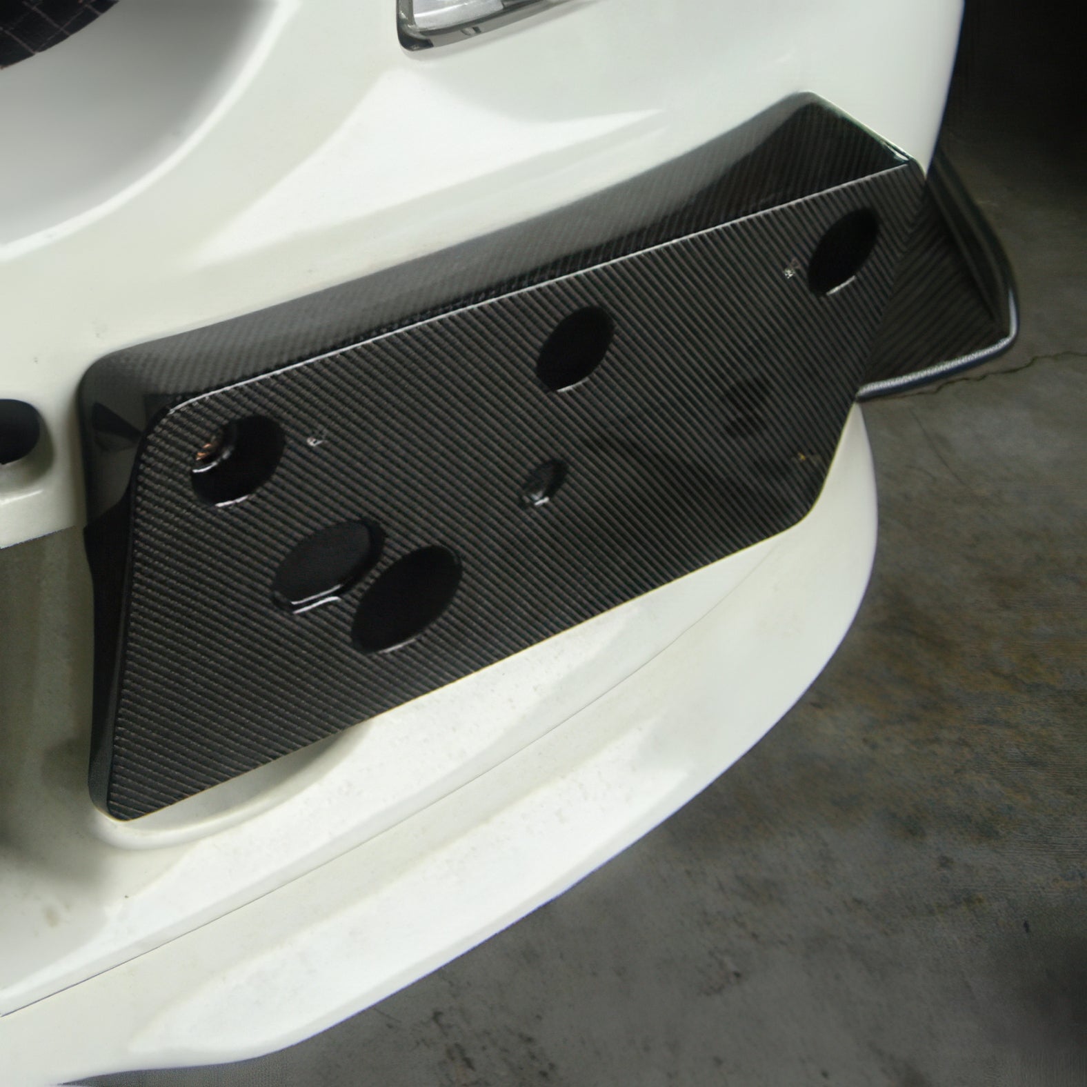 Rexpeed Carbon Fiber Plate Bracket | Mitsubishi Evo 8/9 | JD