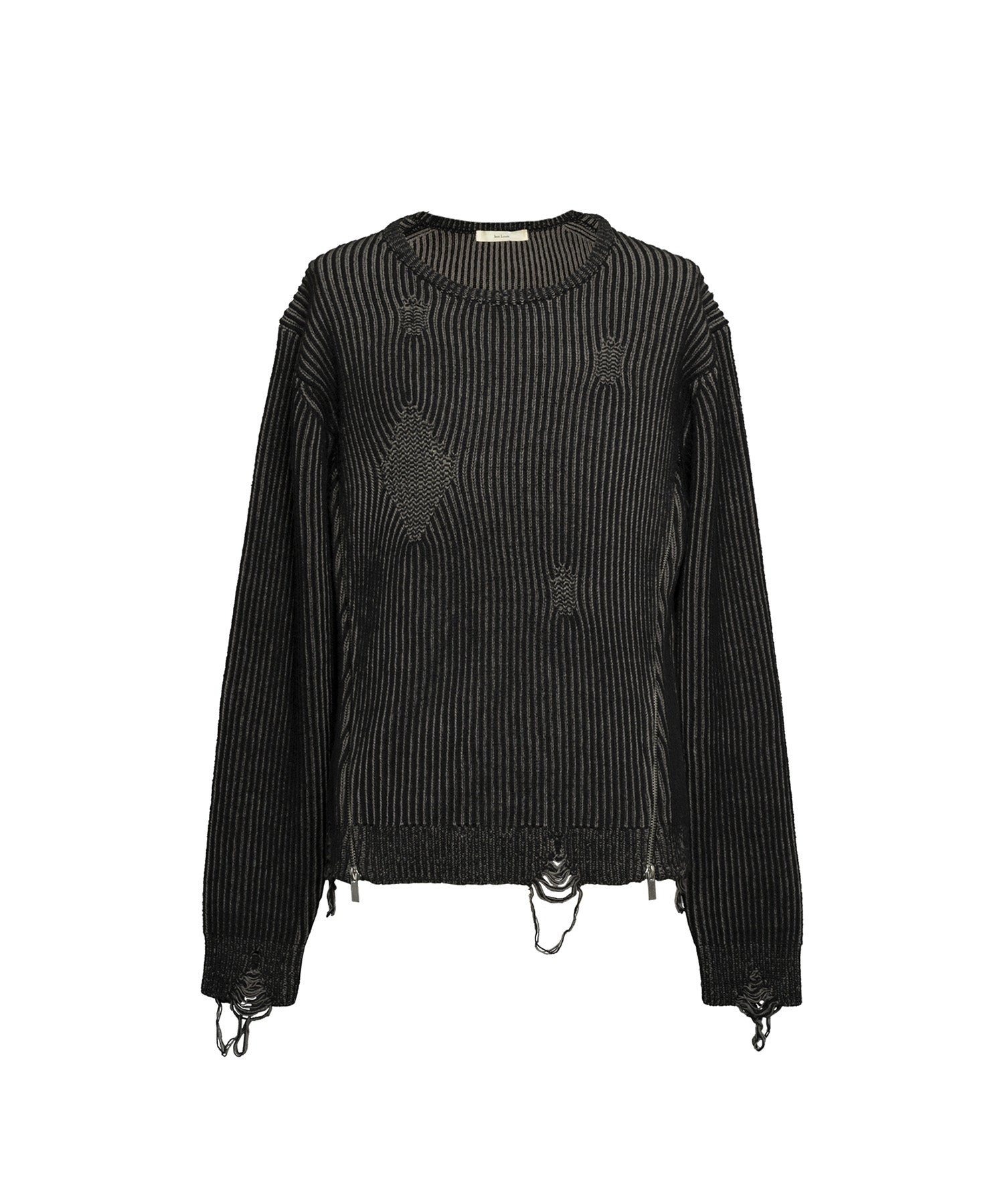 Side zip Damaged knit – Jent Louis