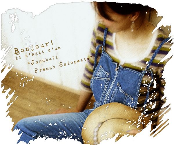Johnbull(ジョンブル/Ladies) フレンチサロペット(AP714)≡送料無料