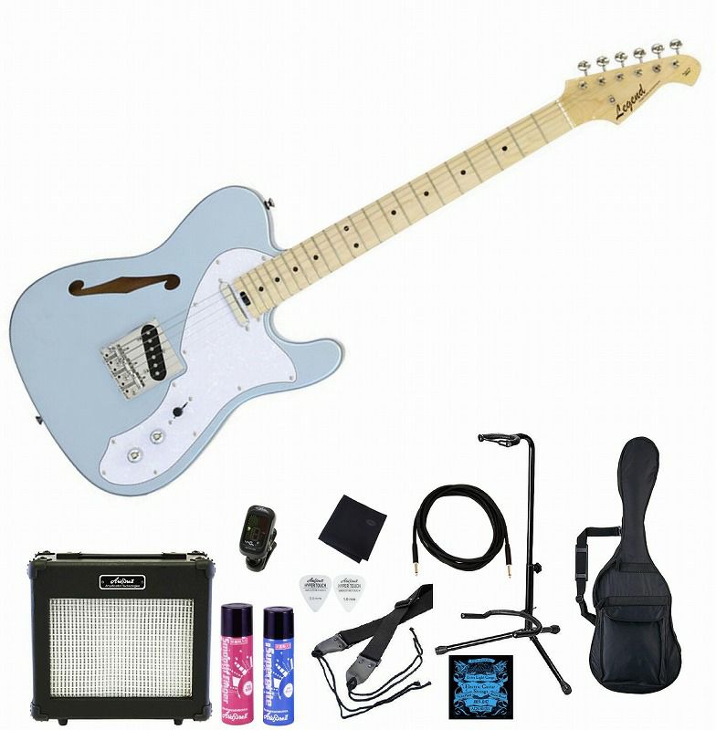 Legend LTE-69TL MIB Metallic Ice Blue SET レジェンド エレキギター