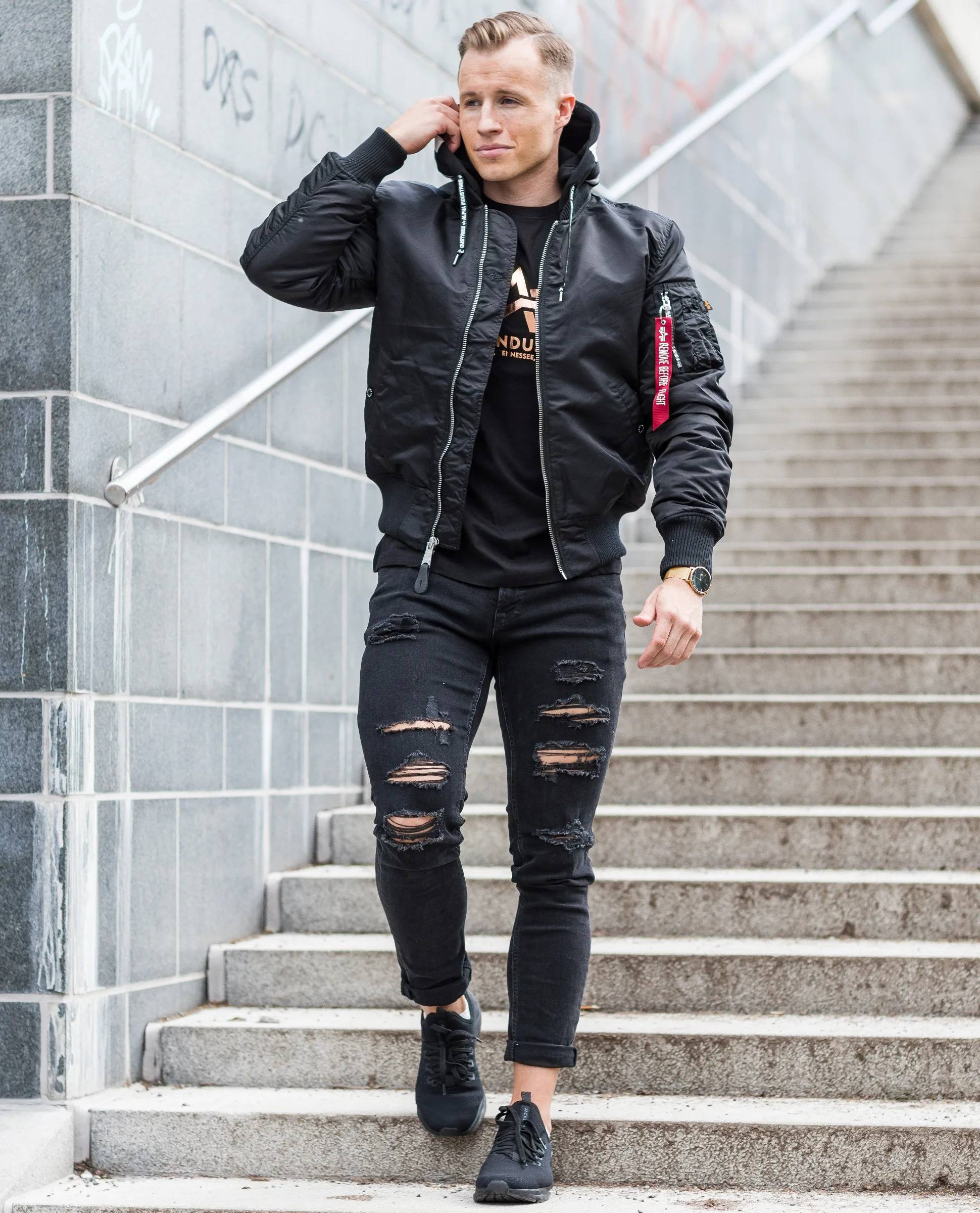 MA-1 ZHP Black Alpha Industries - Jerone.com