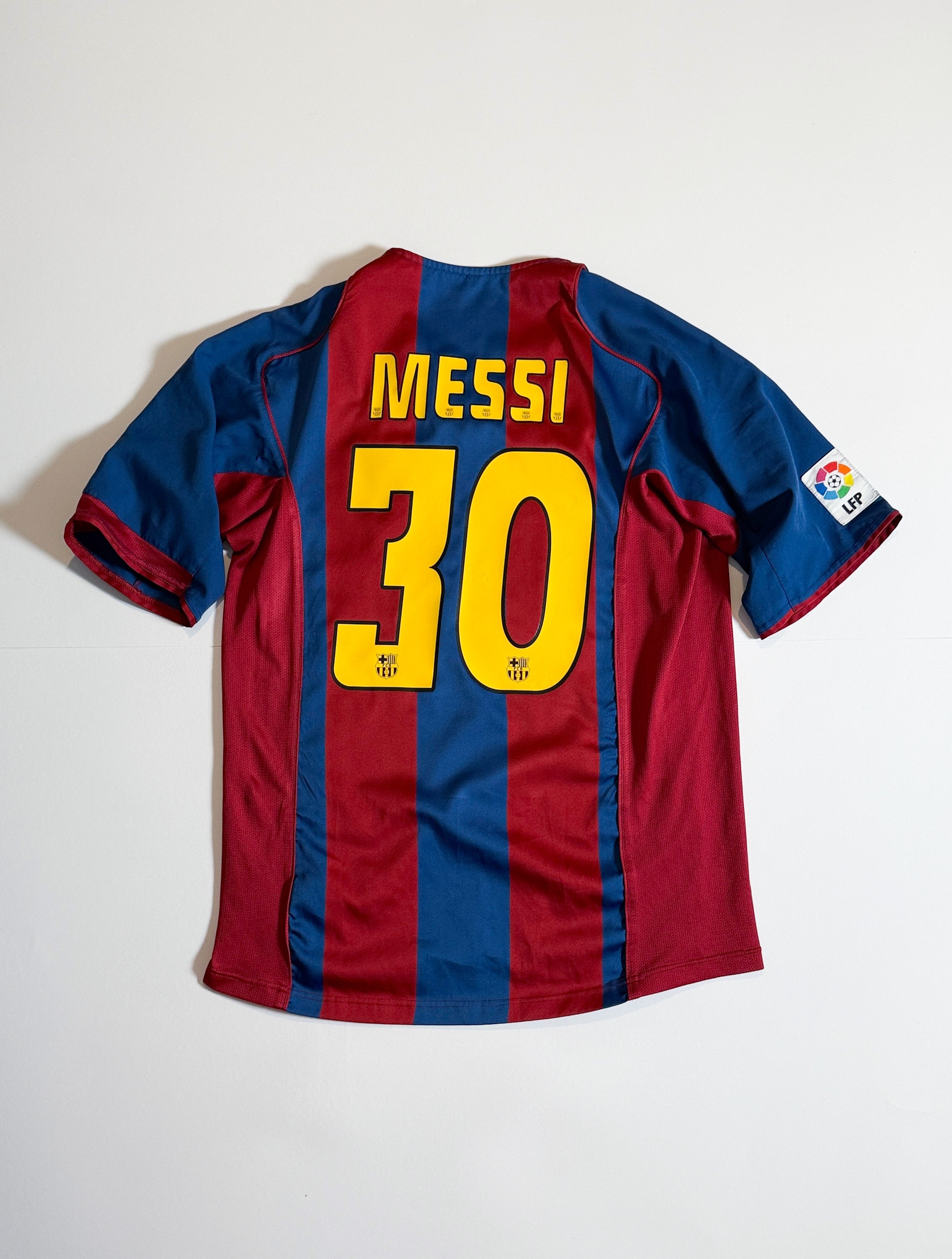 FC Barcelona 2004/05 Heimtrikot – Messi #30 – Größe M – Jersely