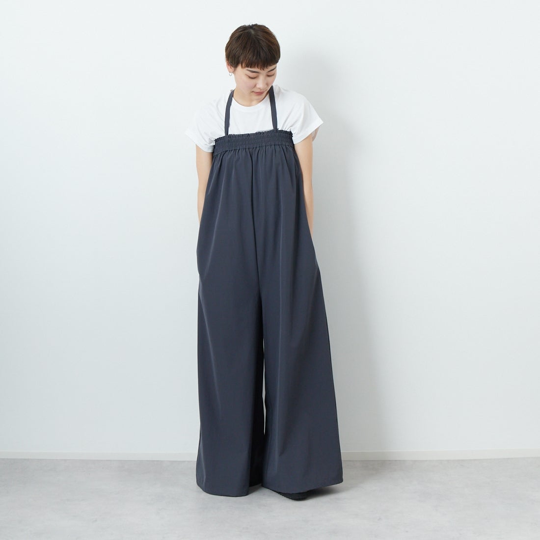 CLOCHE [クロシェ] 撥水ベアトップオールインワン [51286563
