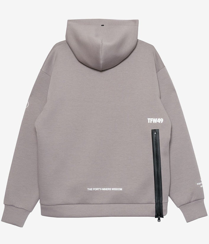 メンズウェア TFW49 CARDBOARD MATERIAL HALF ZIP HOODIE TFW49
