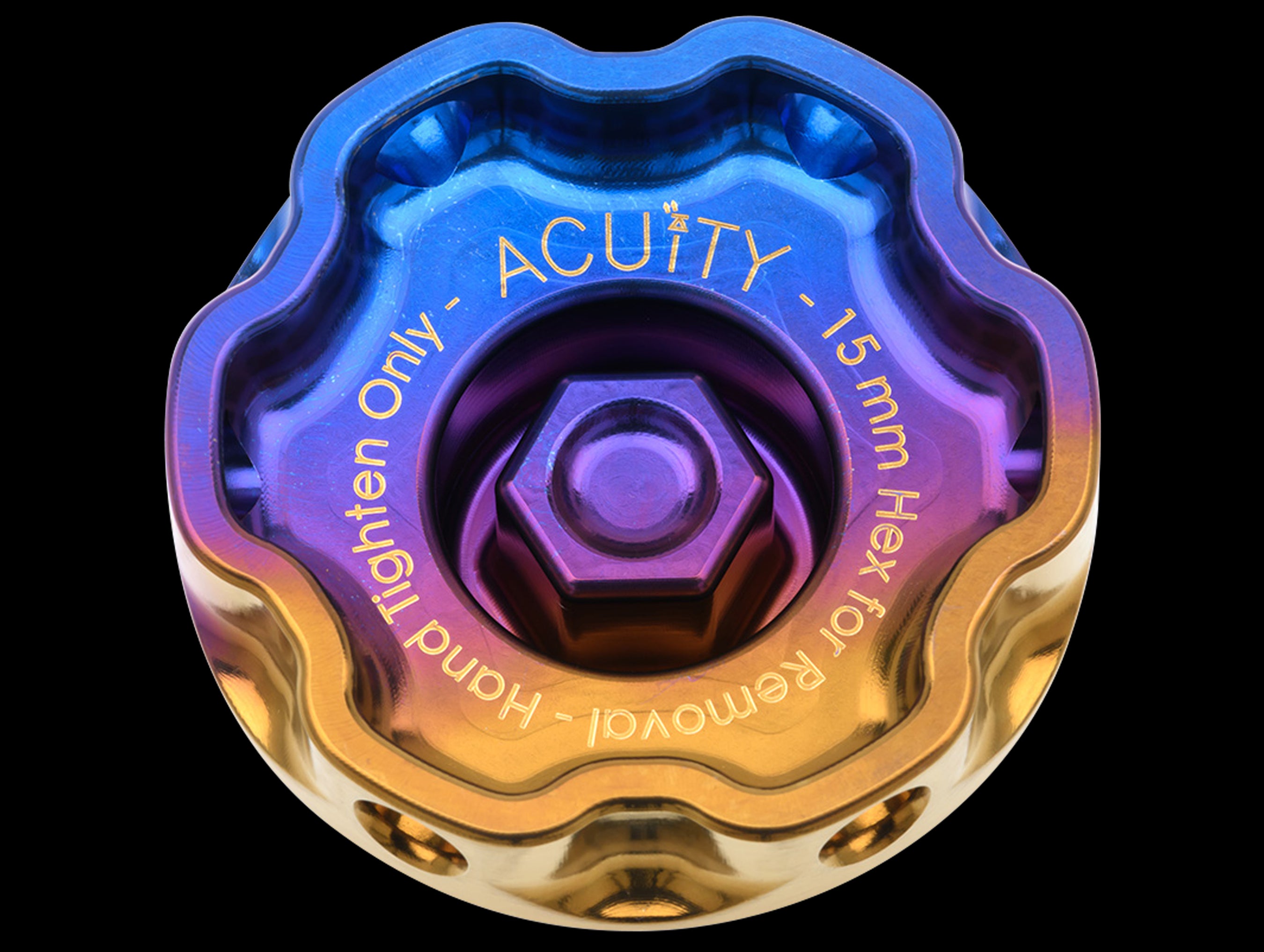Acuity Podium Titanium Oil Cap - Honda/Acura - JHPUSA
