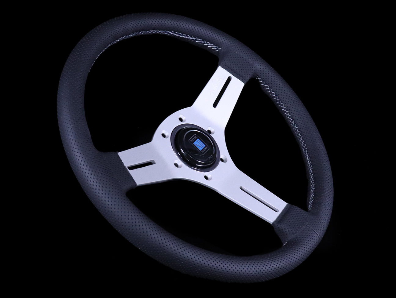 Nardi Competition 330mm Steering Wheel - Black Perforated Leather