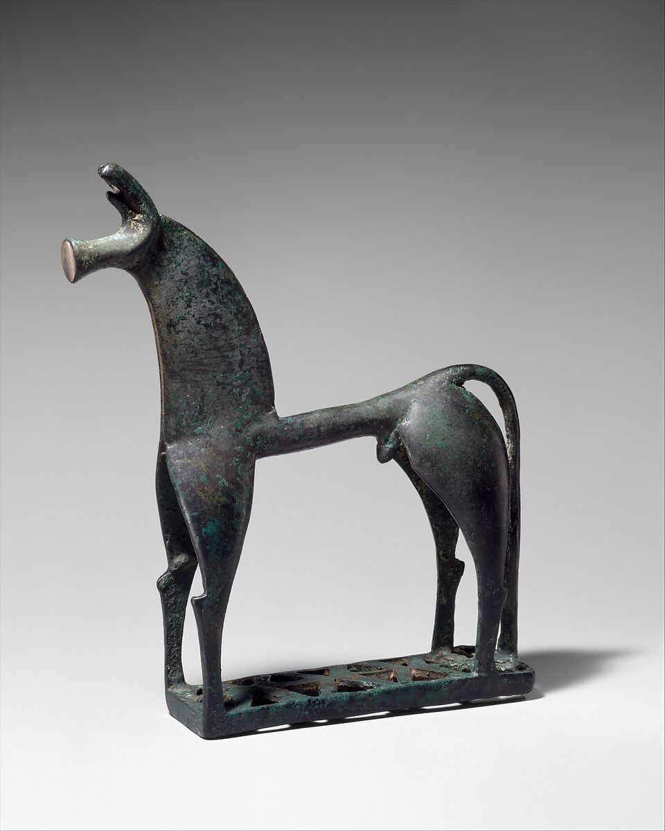 青銅馬 Bronze horse】ギリシャ文化‐幾何学文様