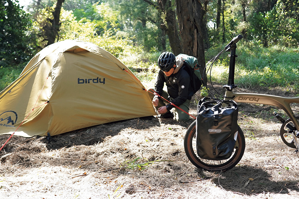 日本限定5台！ツーリング用テントが付属するパシフィックサイクルズ