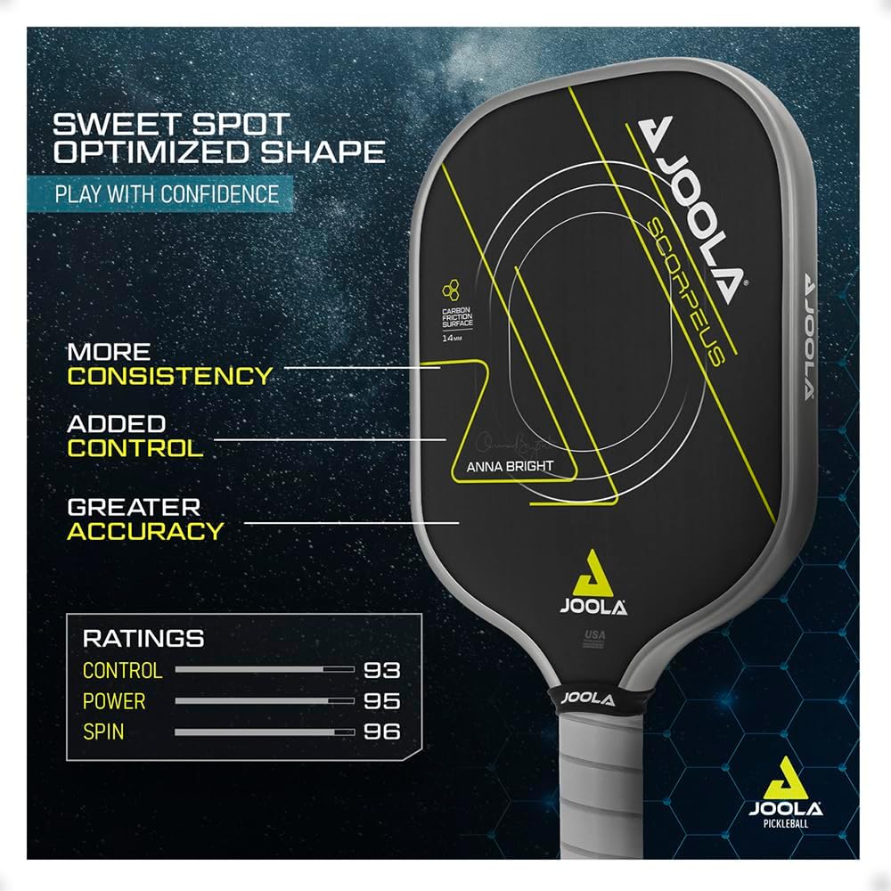 JOOLA Anna Bright Scorpeus CFS 14 Pickleball Paddle - JOOLA USA