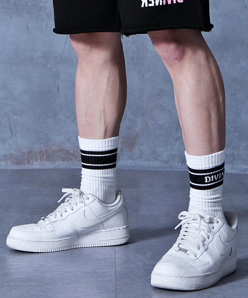 Regular Logo Socks （ホワイト）ソックス｜【公式】DIVINER