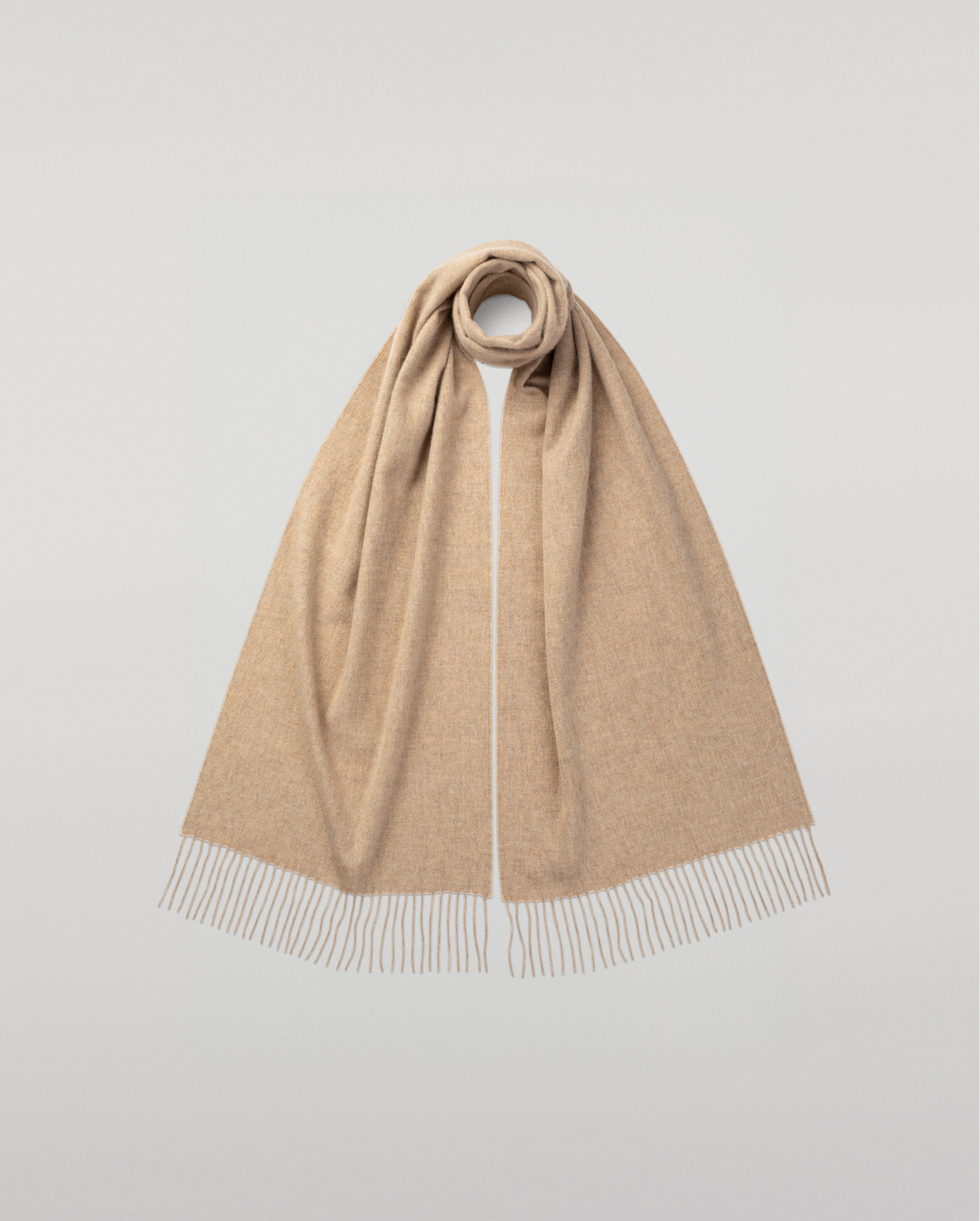 Wide Blonde Cashmere Scarf | Cashmere Accessories | Johnstons of Elgin
