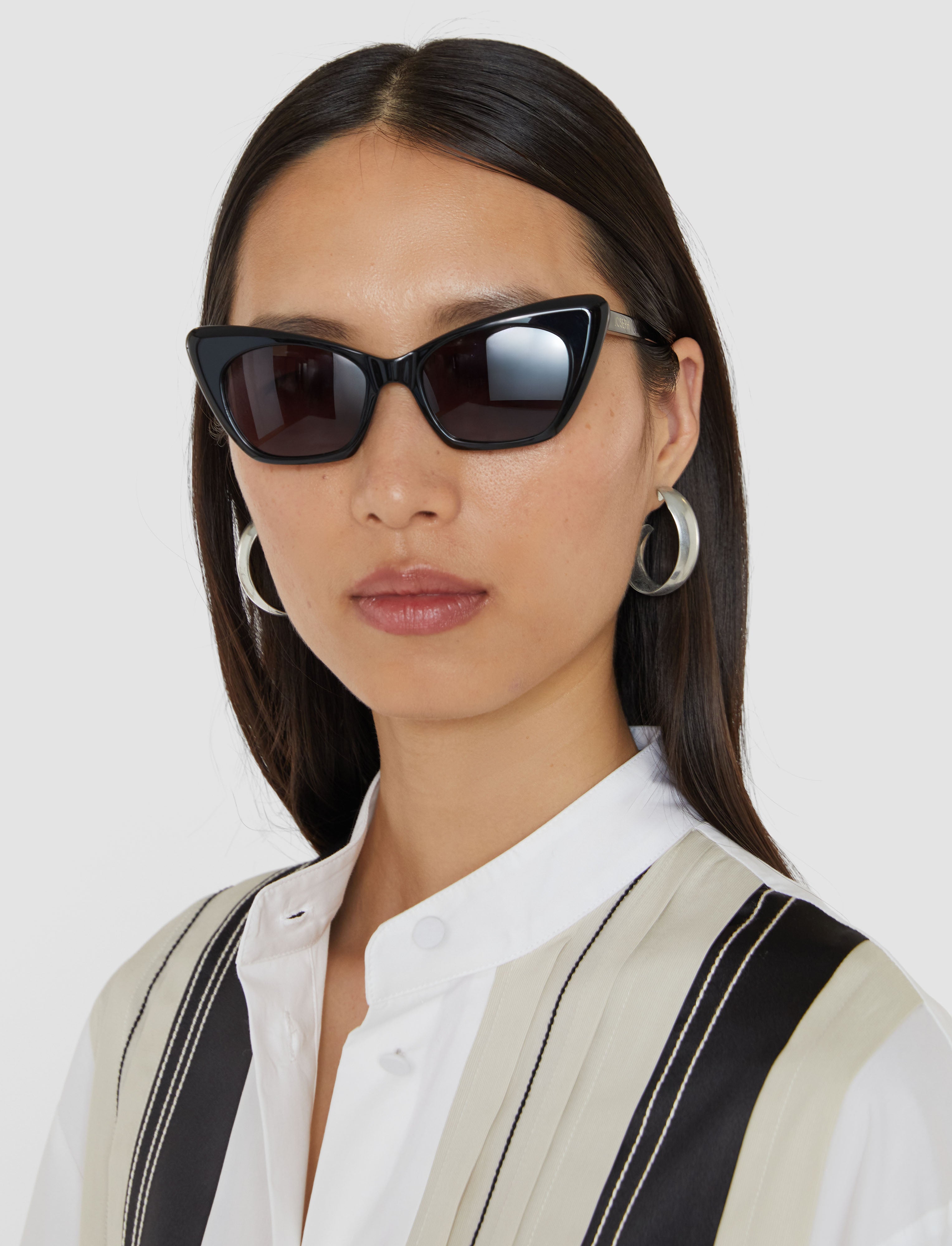 キャットアイサングラス - ブラック | JOSEPH JP