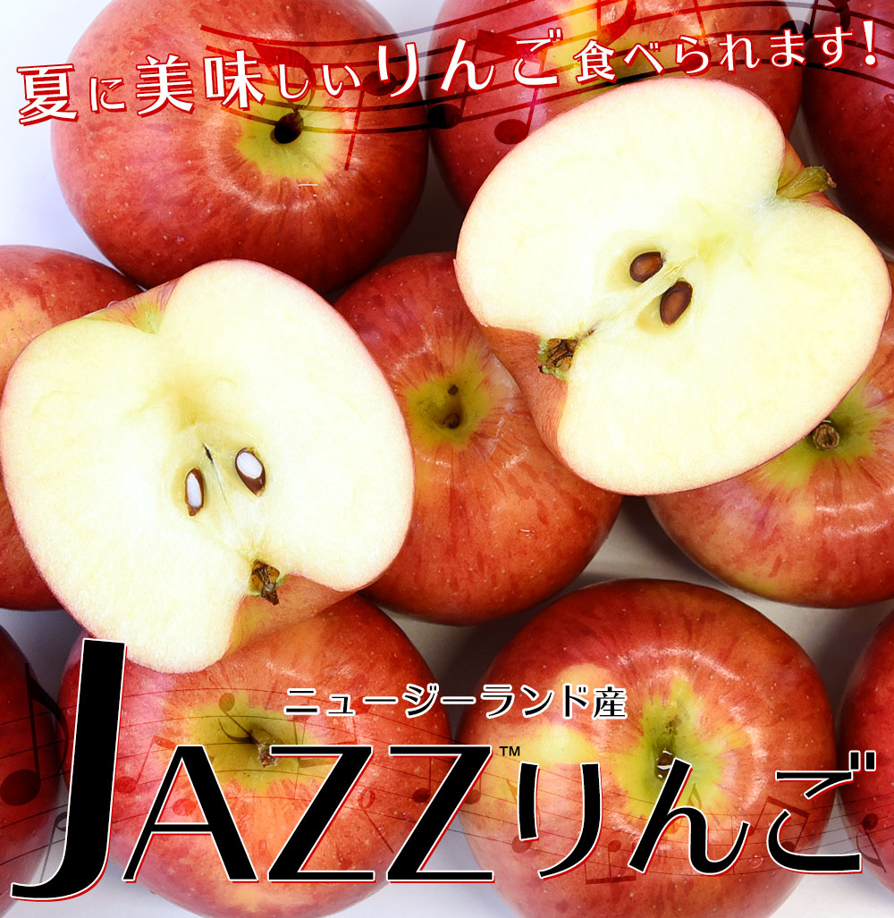 ニュージーランド産 JAZZりんご(品種:サイフレッシュ)約2キロ(9玉から