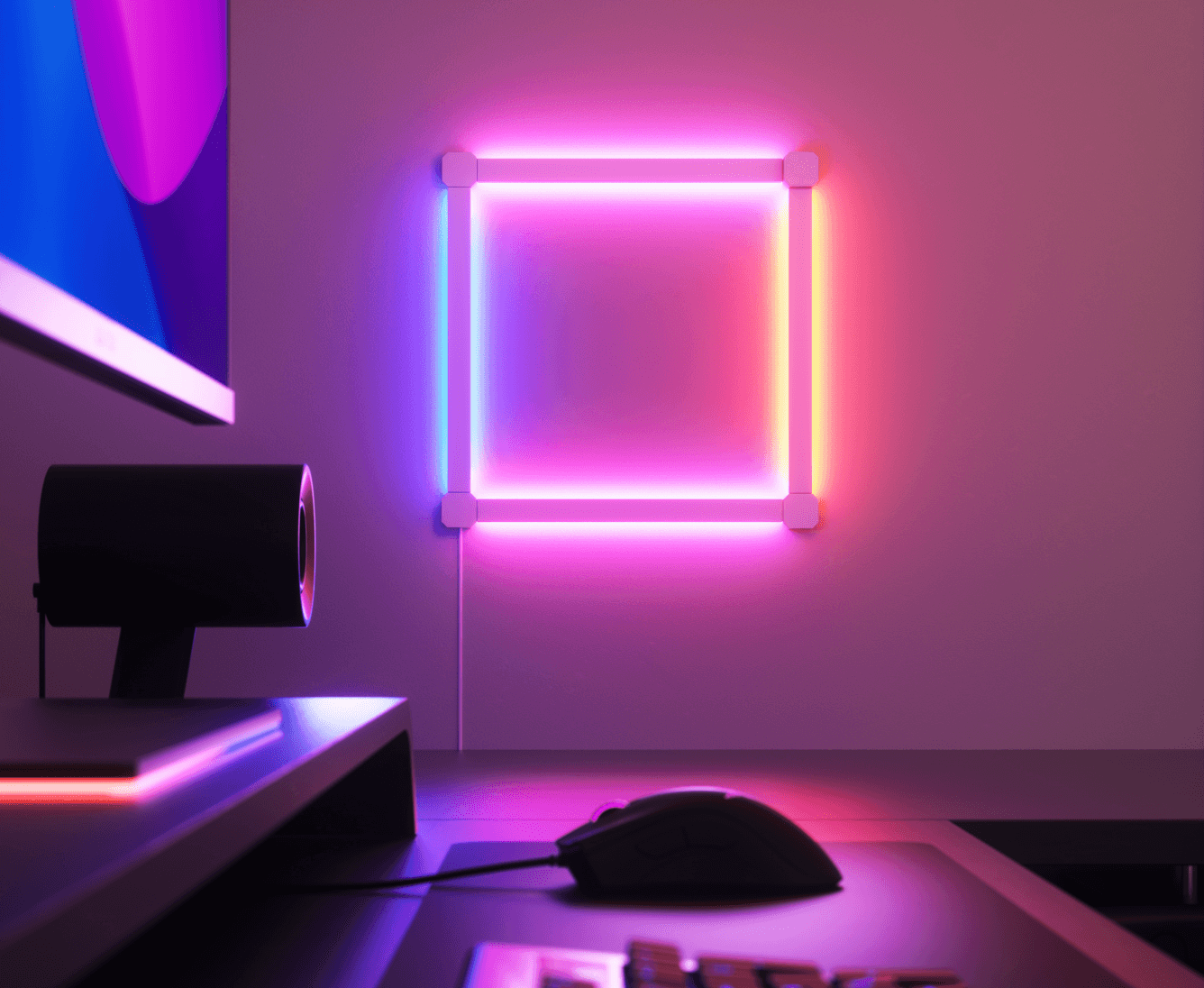 ナノリーフエレメンツ｜ウッドルックパネル｜スマートLEDライト