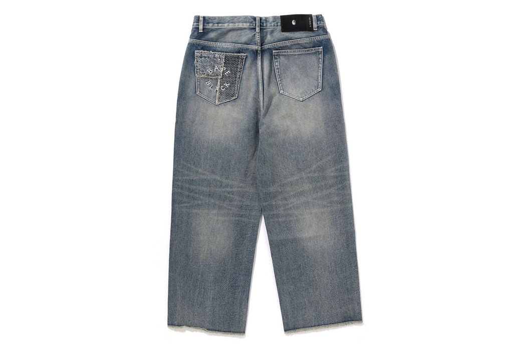 SASHIKO PATCHWORK JEANS | bape.com