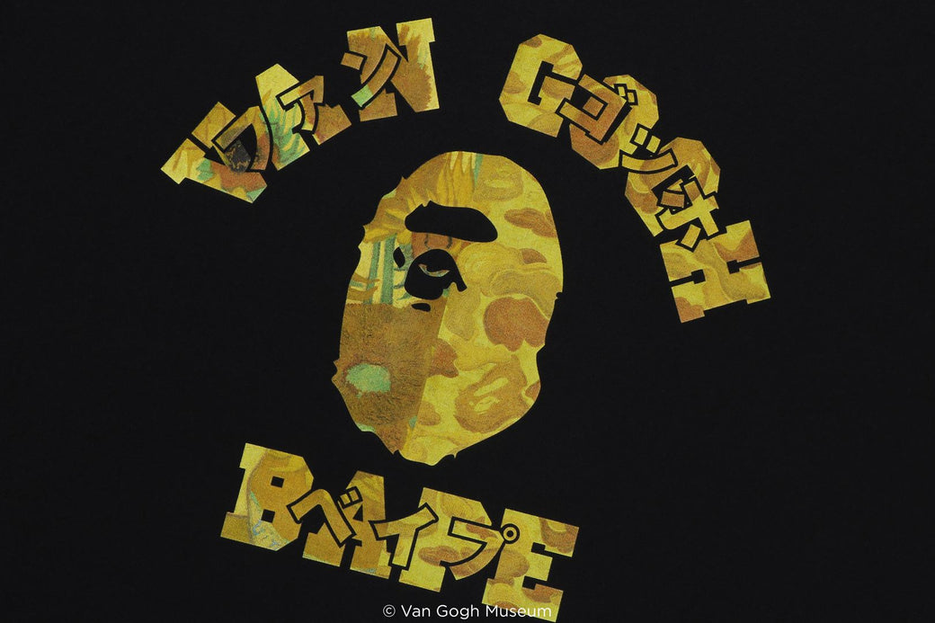 BAPE X VGM 】COLLEGE TEE | bape.com