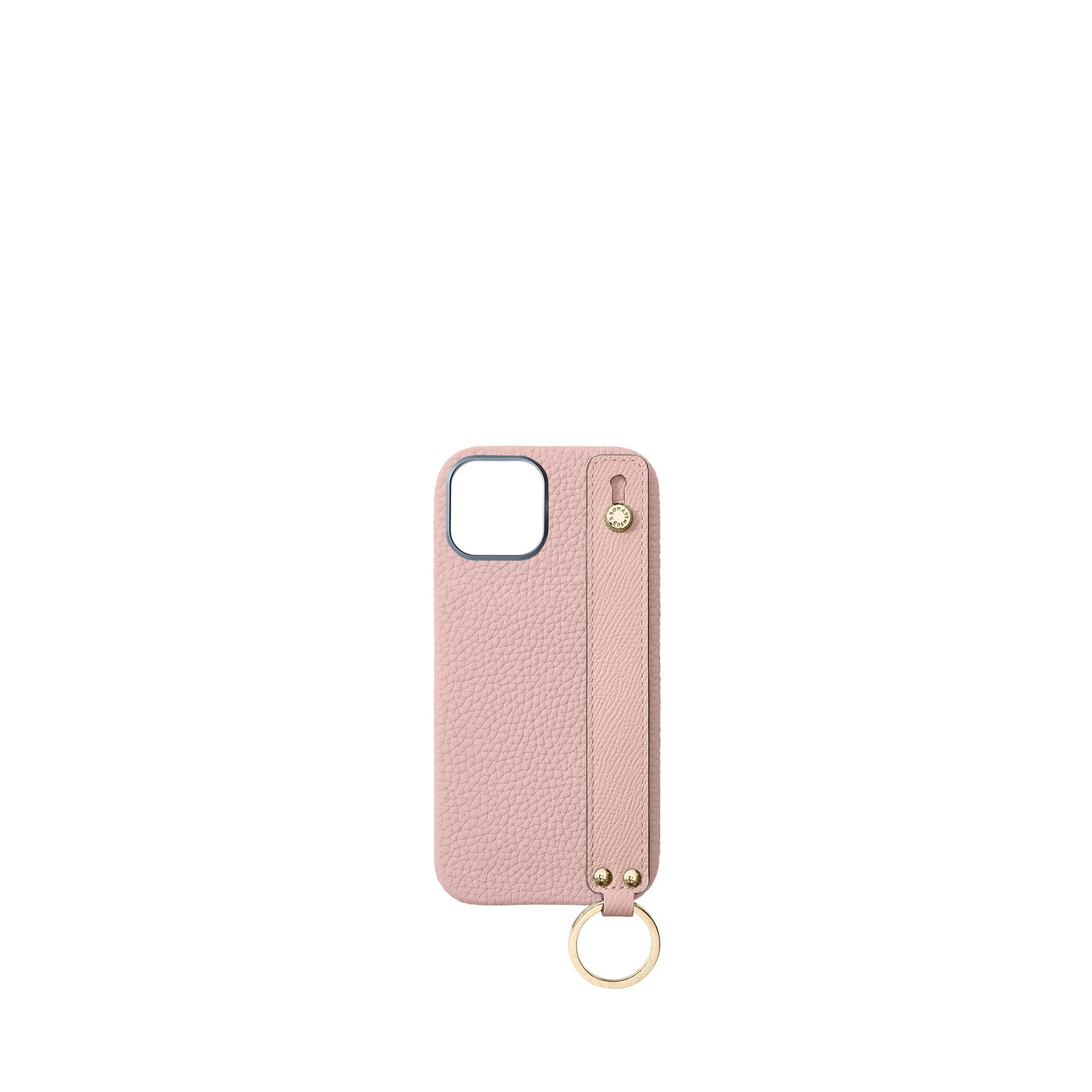 iPhone 17) ハンドル付き バックカバーケース シュリンクレザー