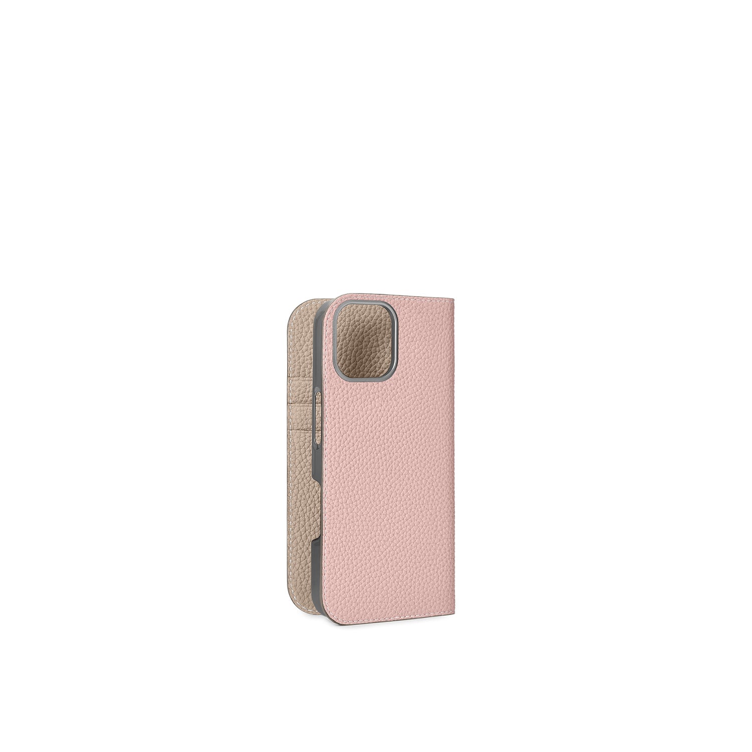 iPhone 16) ダイアリーケース シュリンクレザー