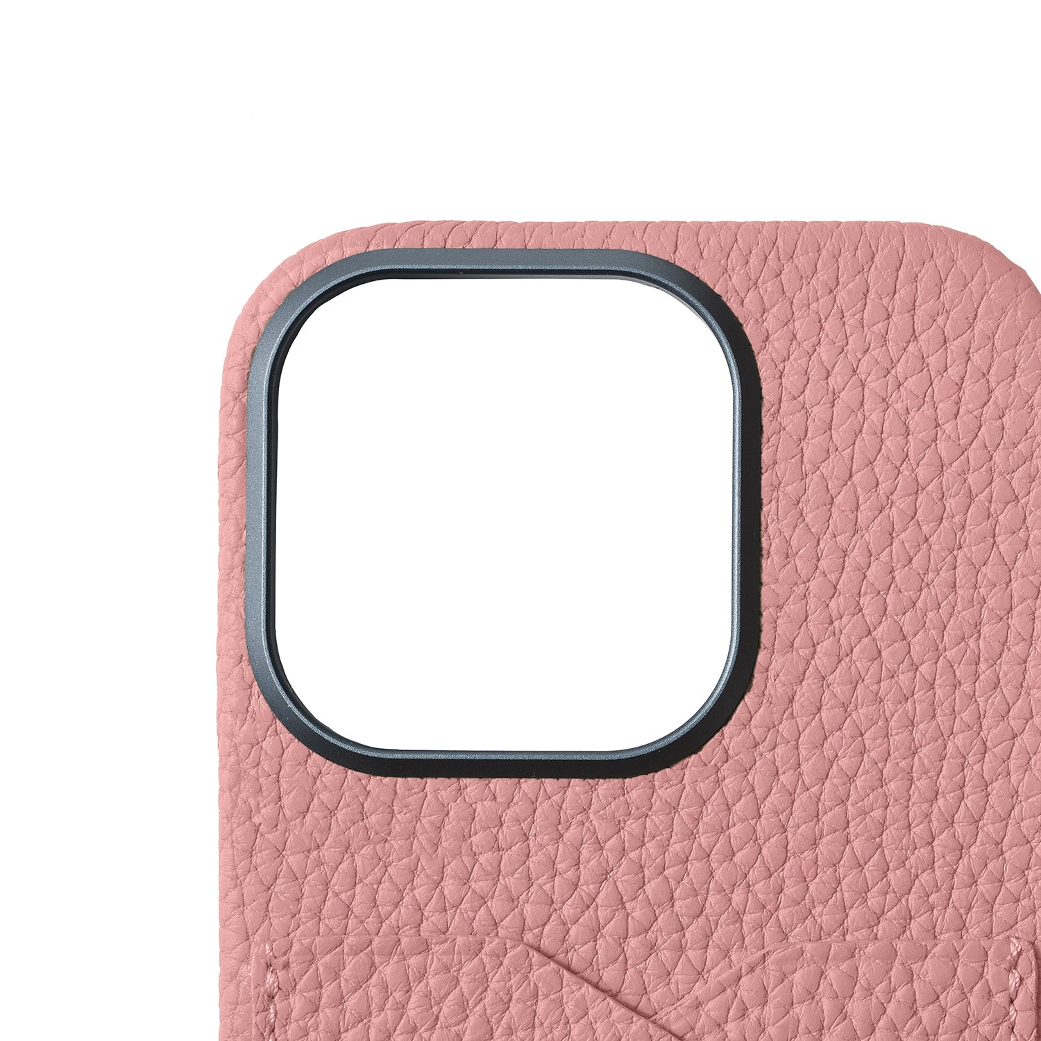 iPhone 16 Pro) バックカバーケース シュリンクレザー