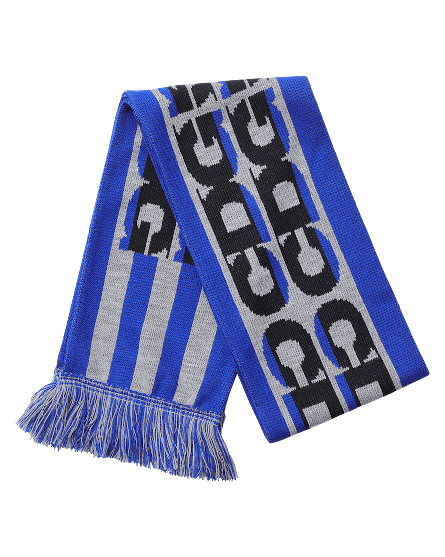 CDG KNIT STOLE BLACK & BLUE STRIPED | CDG - COMME des GARÇONS