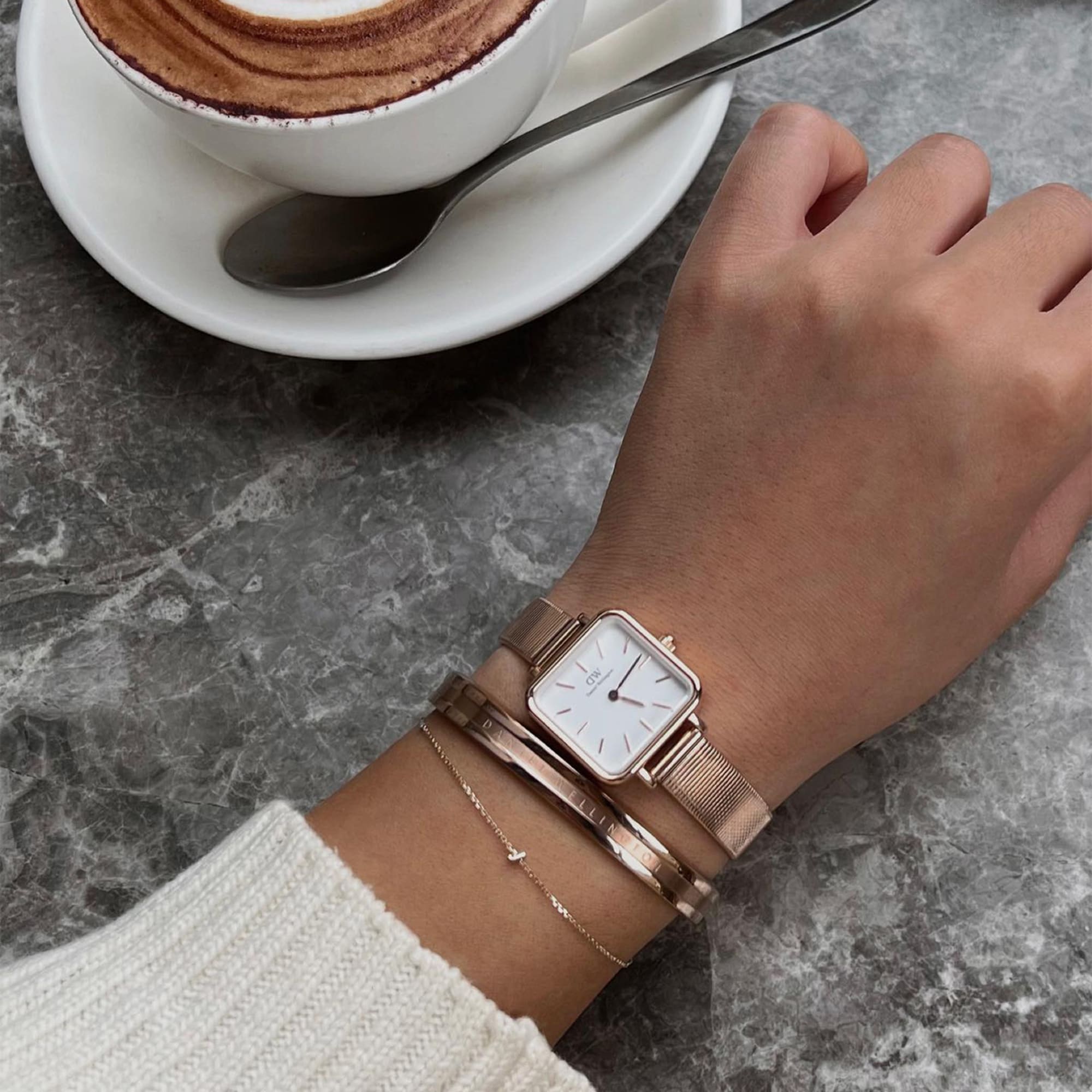 Pavé Crystal Ring Rose Gold
