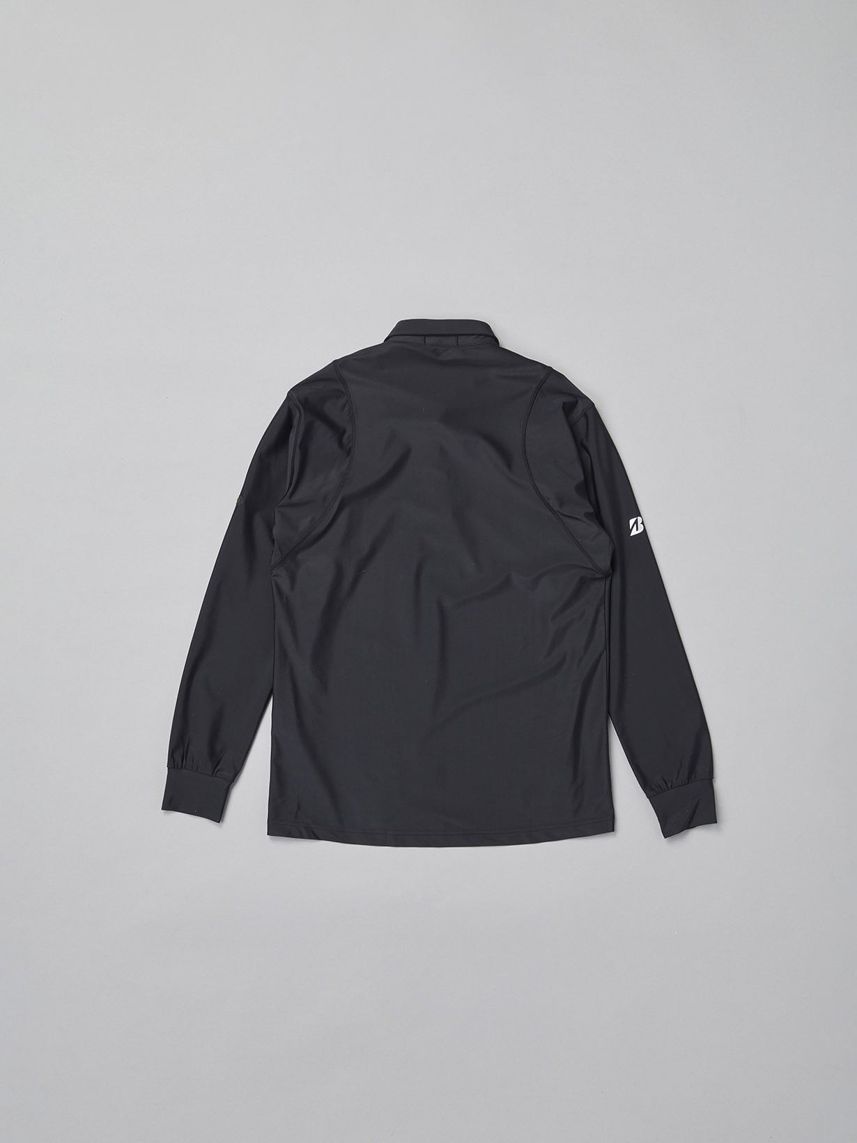 秋冬 【4Dimotion Fit】 長袖共衿シャツ(M BK(ブラック)): アパレル