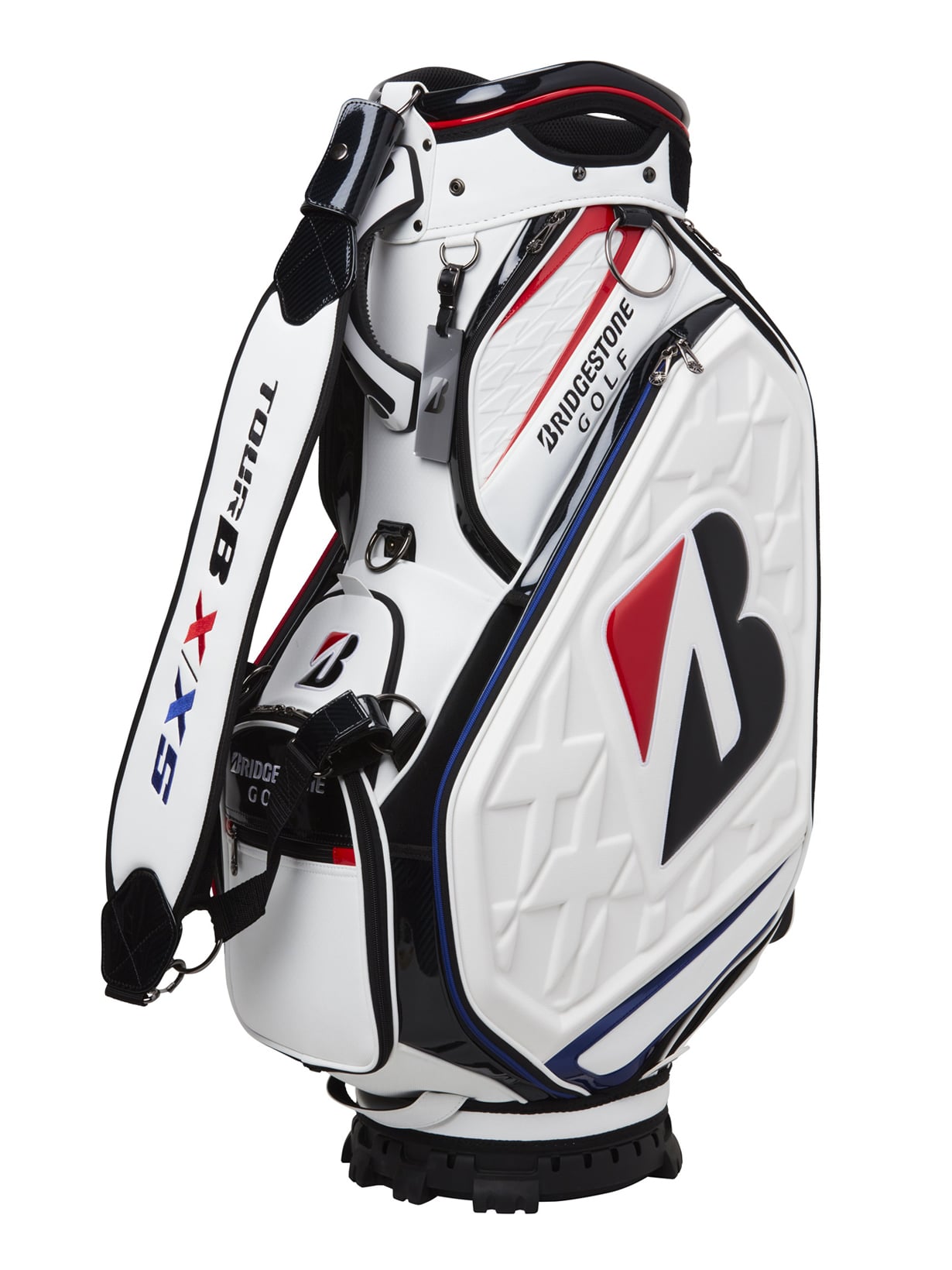 BRIDGESTONE ゴルフキャディバッグ アメリカ国旗デザイン BRIDGESTONE