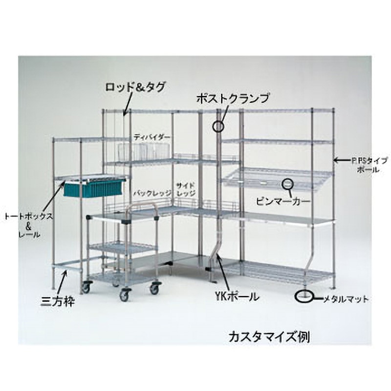 MS1520S スーパーエレクターシェルフ(標準セット) ERECTA(エレクター