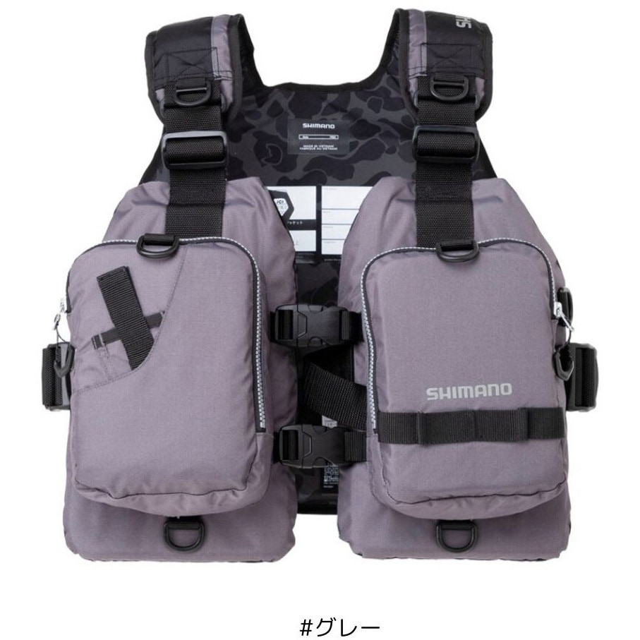 グレー VF-068T ゲームベストライト SHIMANO(シマノ) フリーサイズ