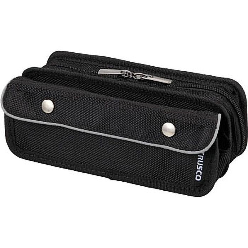 TC-PC-BK ペンケース TRUSCO ブラック色 ファスナー TC-PC-BK - 【通販