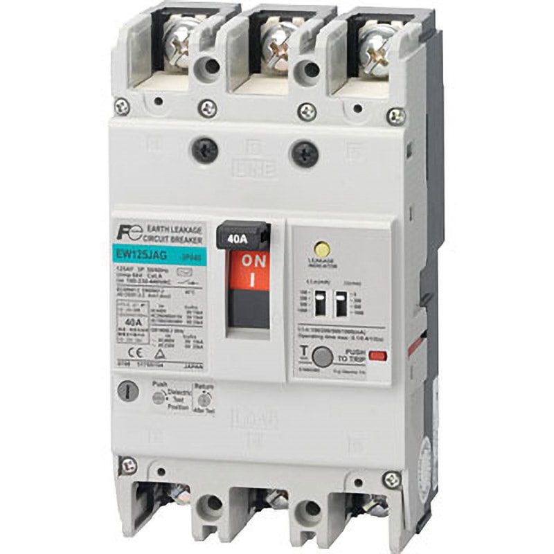 EW125JAG-4P125K 汎用形配線用漏電遮断器 G-TWINシリーズ スタンダード