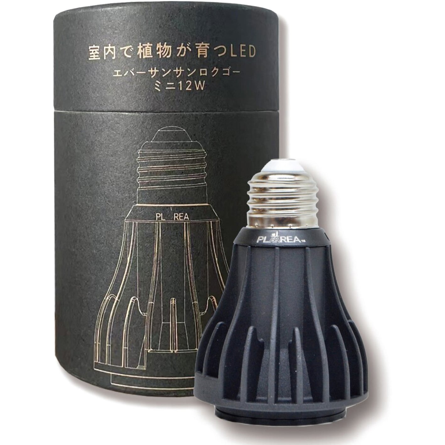 Mini12W BLACK EVERSUN365 植物育成ライト 1個 ゼンスイ 【通販