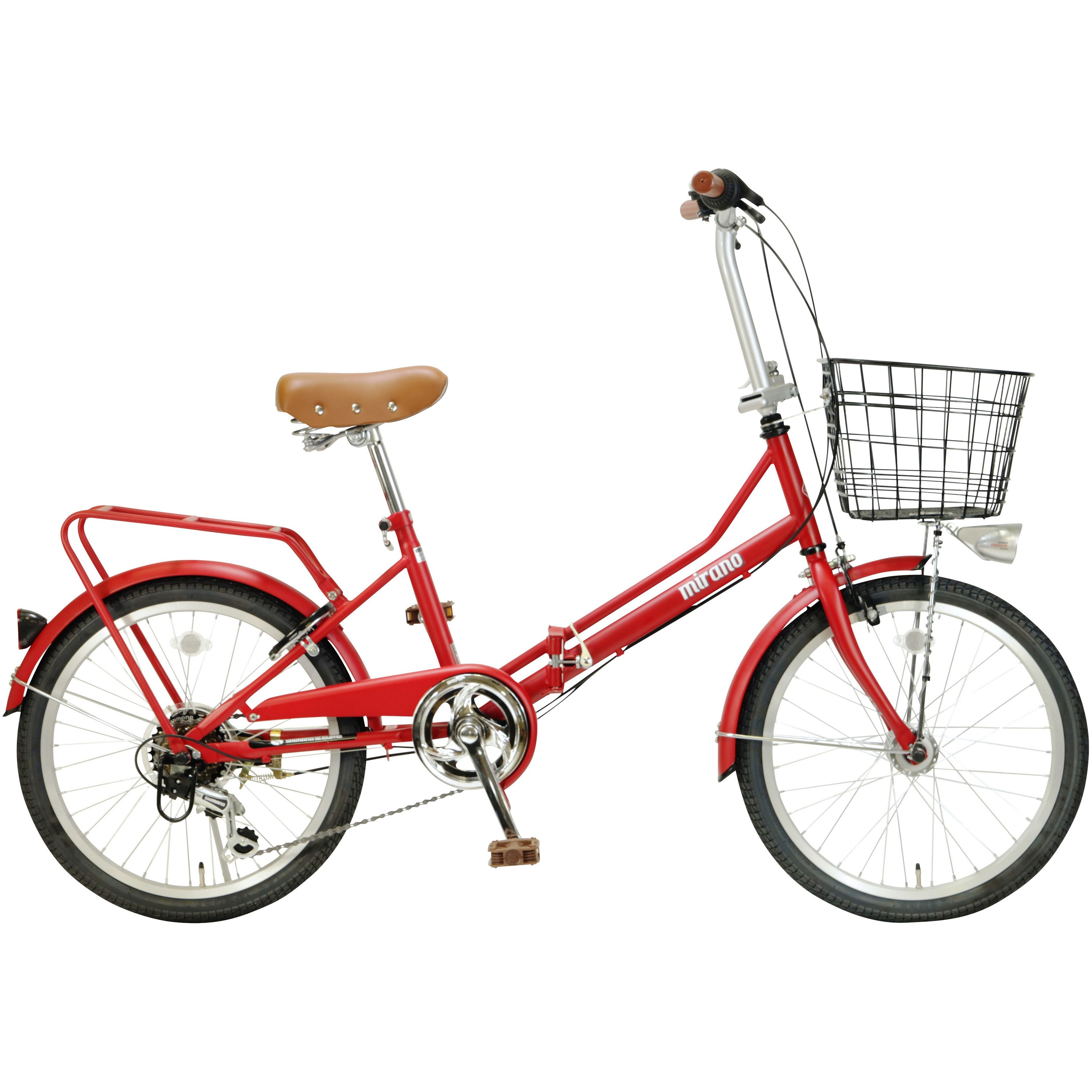 MO-TZ-206HDTC-RD 防災サイクル AERO 20型6段変速・LEDオートライト付