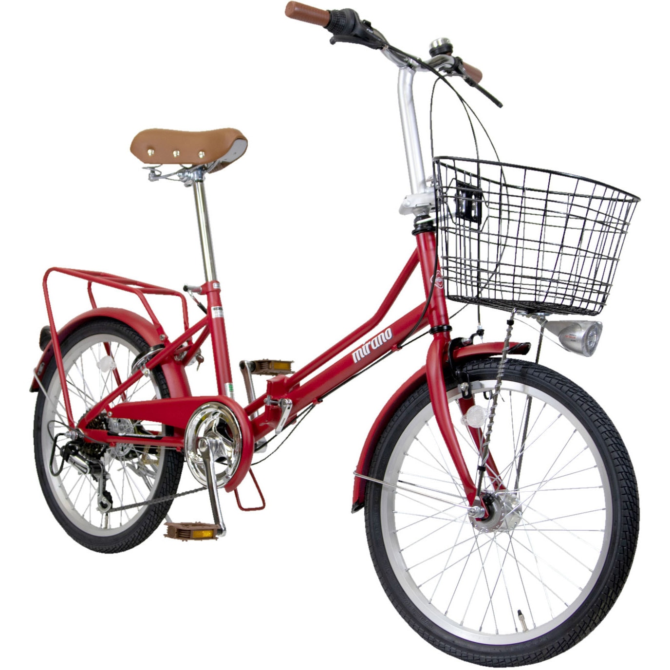 MO-TZ-206HDTC-RD 防災サイクル AERO 20型6段変速・LEDオートライト付