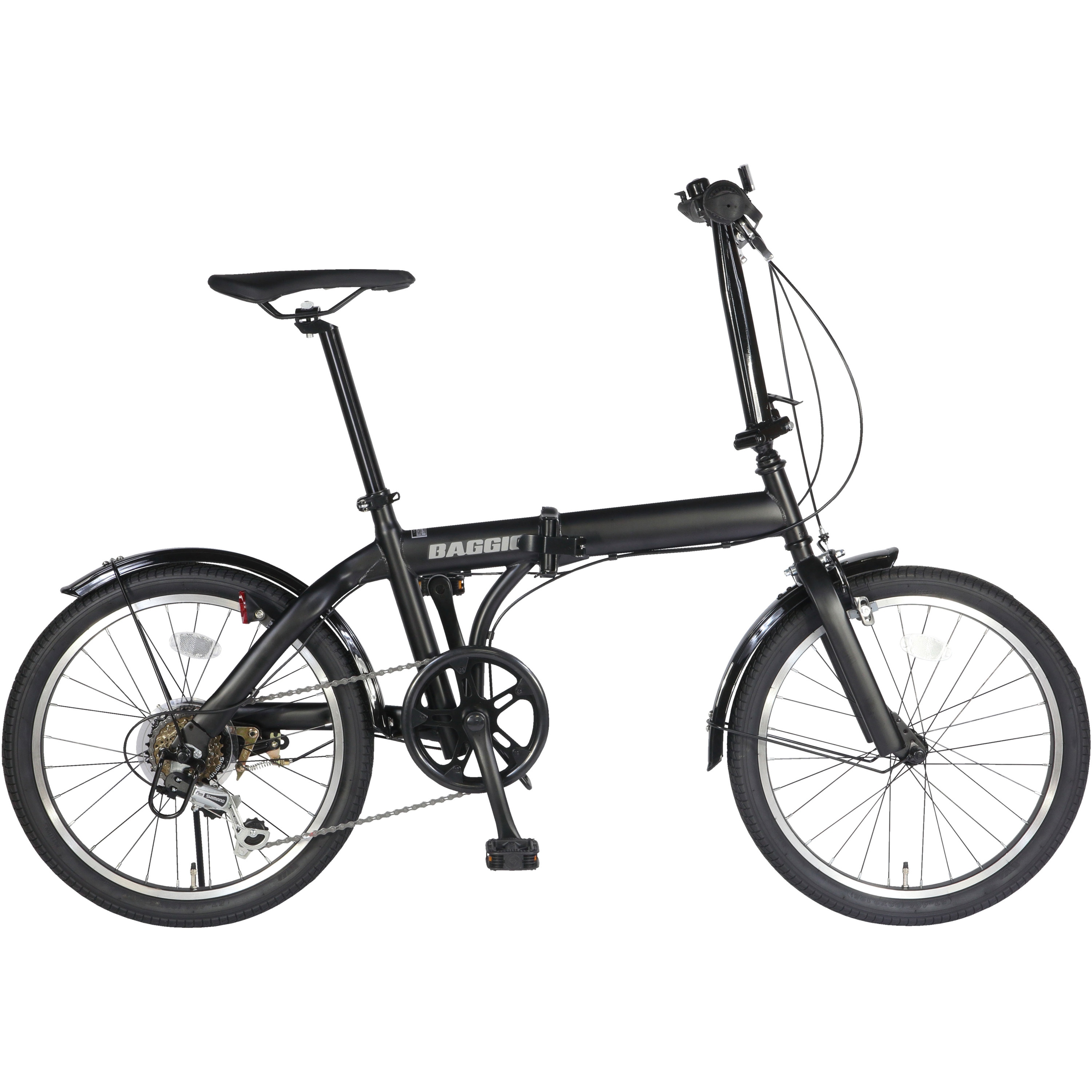 TZ-206-Ⅲ-TC-BK 防災サイクル 20型6段変速付ノンパンク折りたたみ