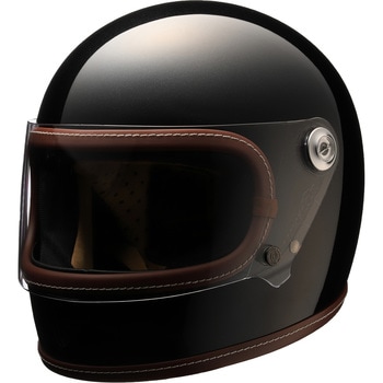 NIKITOR Retro-One GLOSS BLACK バイク用フルフェイスヘルメット RIDEZ
