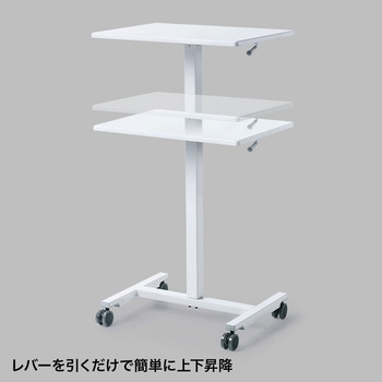 ERD-GAP1W パーソナルガス昇降デスク 1台 サンワサプライ 【通販