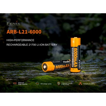 ARB-L21-6000 リチウムイオン専用充電電池 6000mAh 1個 FENIX
