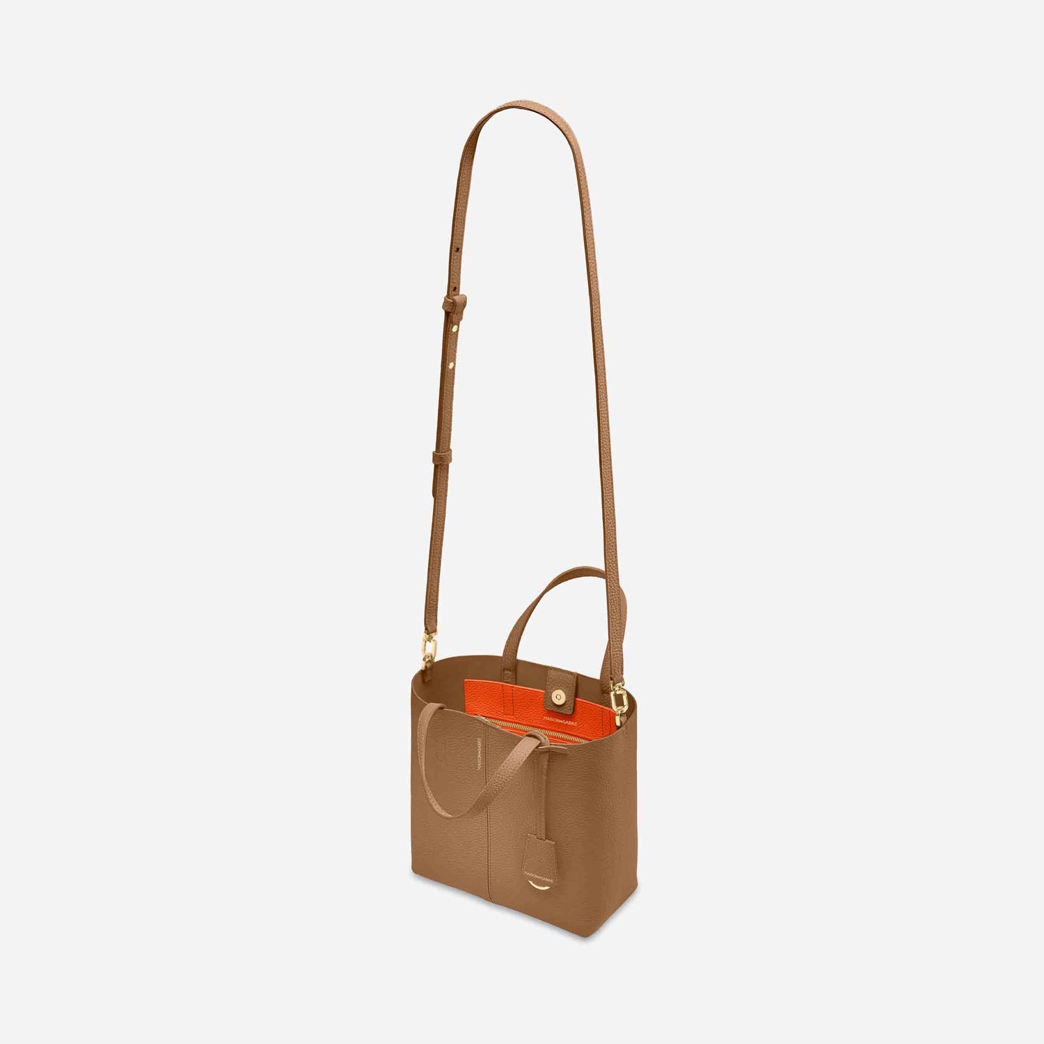 The Small Soft Tote - Sandstone Manhattan – MAISON de SABRÉ