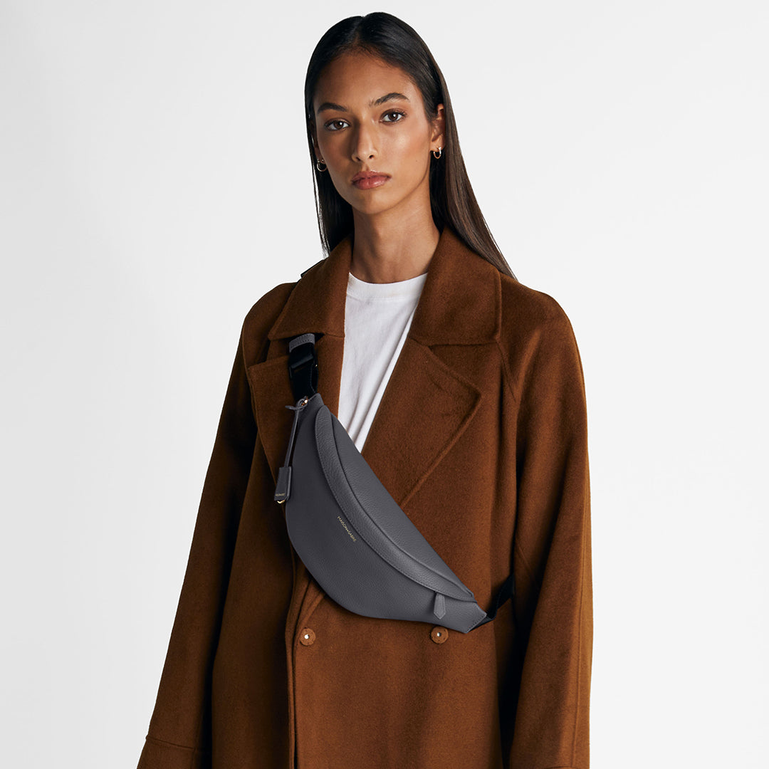 The Sling Bag - Graphite Grey – MAISON de SABRÉ