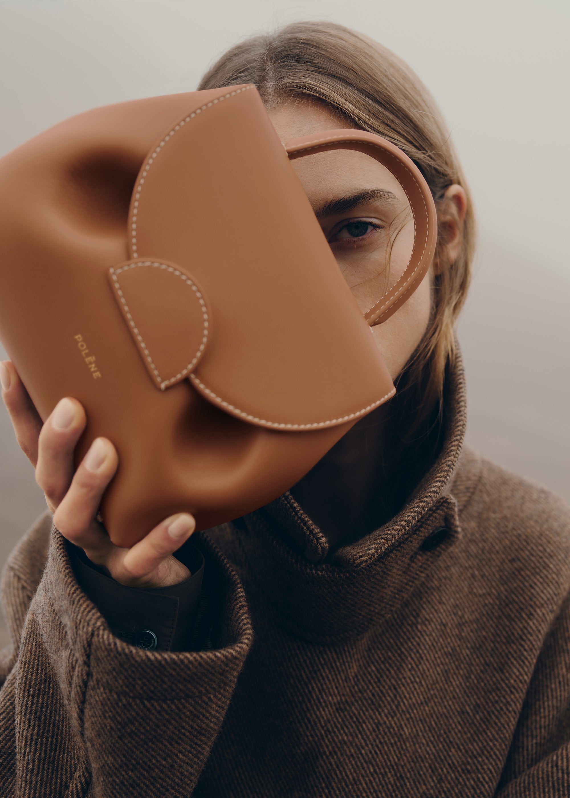 Polène | バッグ - Numéro Un Nano - スムース キャメル