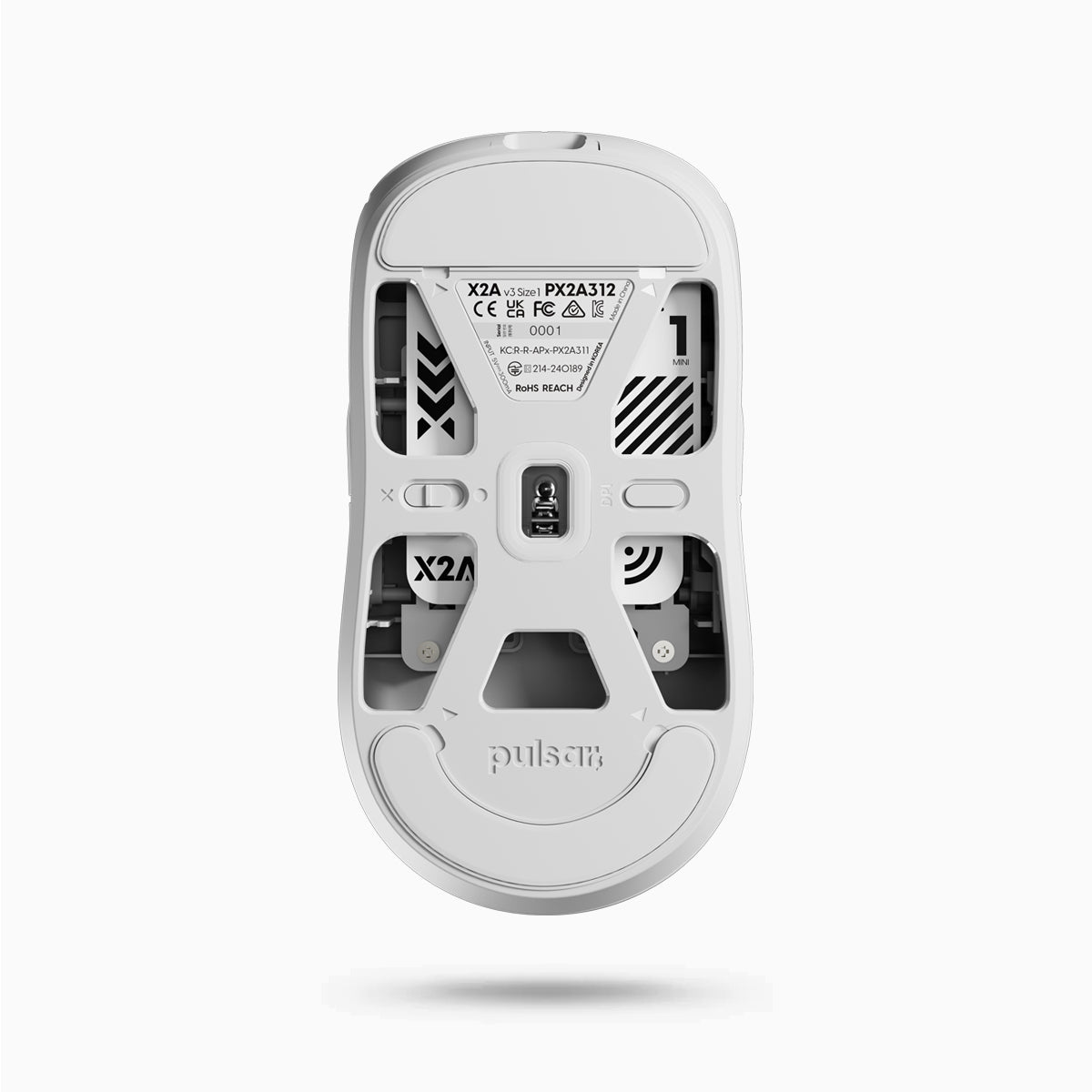 calendar detail X2A v3 Black gaming mouse – Pulsar Gaming Gears Japan