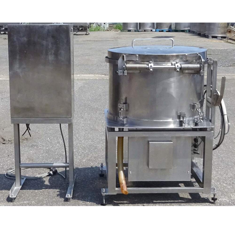 脱水機 中古 細田工業 DS-10K-N(標準仕様) 制御盤付『品番8771