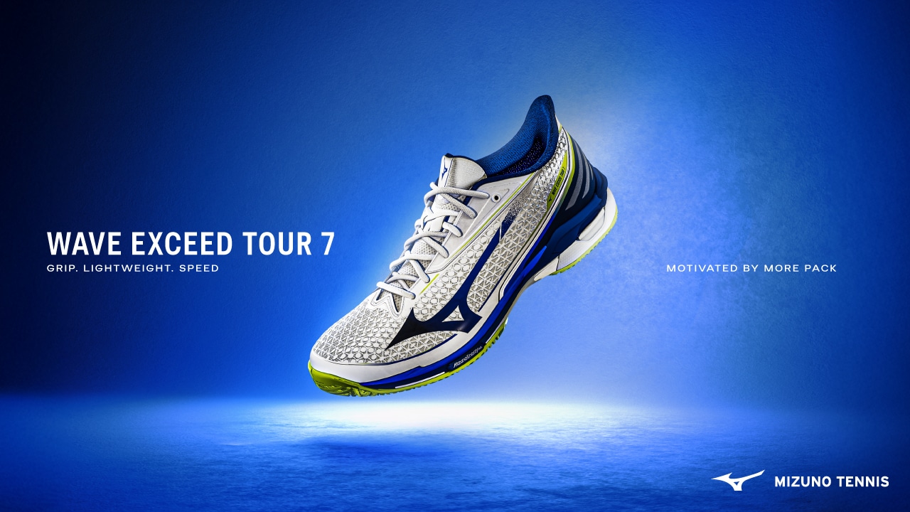 ミズノテニスフラッグシップモデルがアップデート。「WAVE EXCEED TOUR