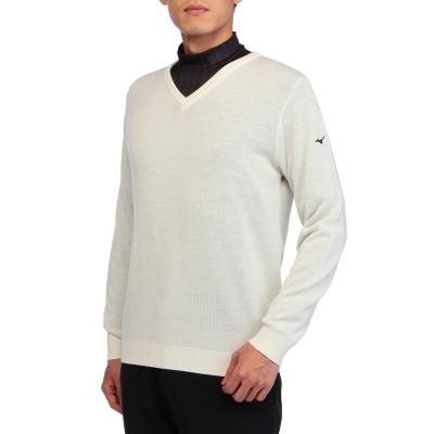 ラッセルノ スカル柄 ショールカラー ニット M ゴルフウェア Russeluno